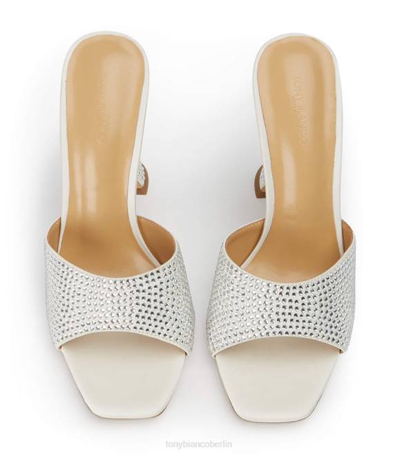 Brautschuhe| de Tony Bianco Frauen Serri-Absätze Elfenbeinsatin 4624349
